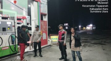 Blue Light Patrol Polsek Tigapanah, Antisipasi Kejahatan di Titik Rawan