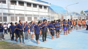 Tak Hanya Apel, Lapas Lubuk Pakam dan BNN Perkuat Sinergi Lewat Olahraga Bersama