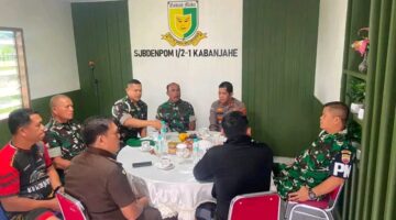 Wakapolres Karo Hadiri Silaturahmi dan Acara Pamit Dandenpom I/2 Sibolga di Kabanjahe
