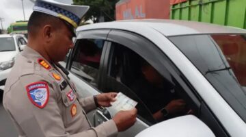 Razia Gabungan Operasi Sadar Pajak, Polres Karo Tindak Pelanggar dan Permudah Pembayaran Pajak di Lokasi