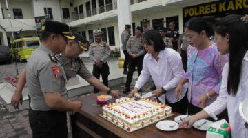 122 Personel Polres Karo Rayakan Ulang Tahun Bersama, Kapolres Semoga Semakin Semangat Mengabdi