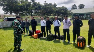 Kodim 0205/Tanah Karo Berangkatkan Komponen Cadangan Ke Rindam I/BB Pematang Siantar 